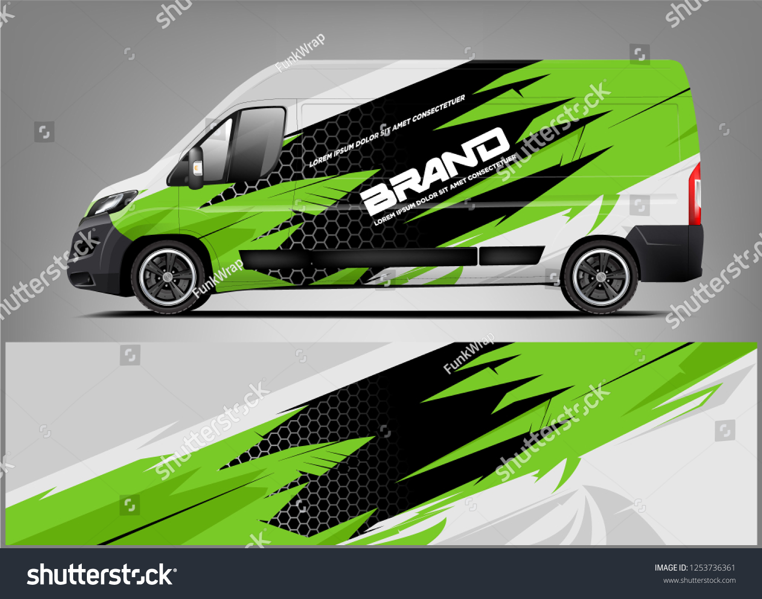 Company car wrap. wrap design for company car and services.