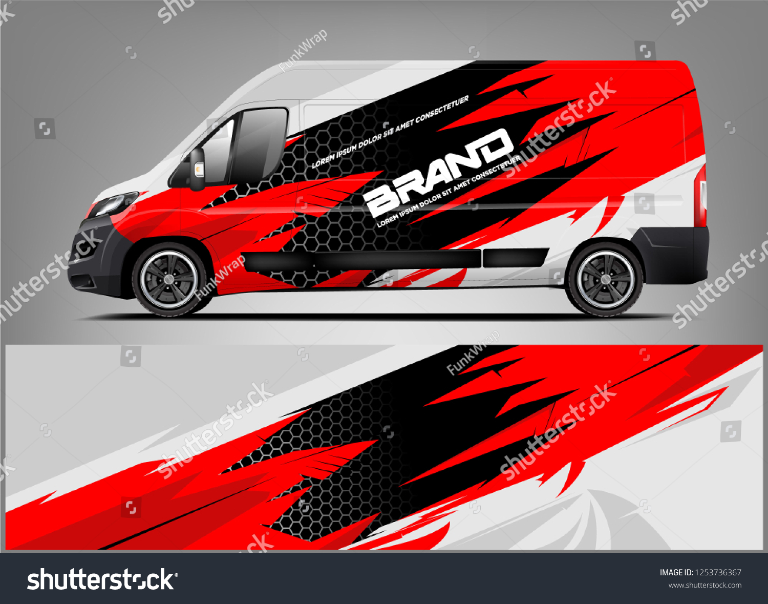 Company car wrap. wrap design for company car and services.