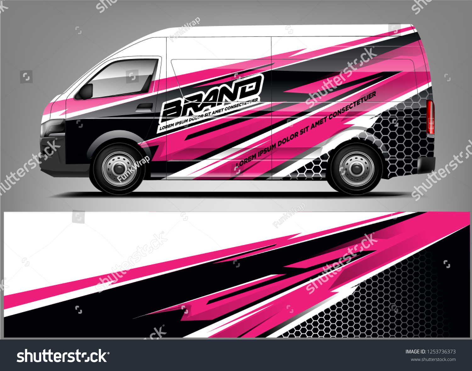 Company car wrap. wrap design for company car and services.