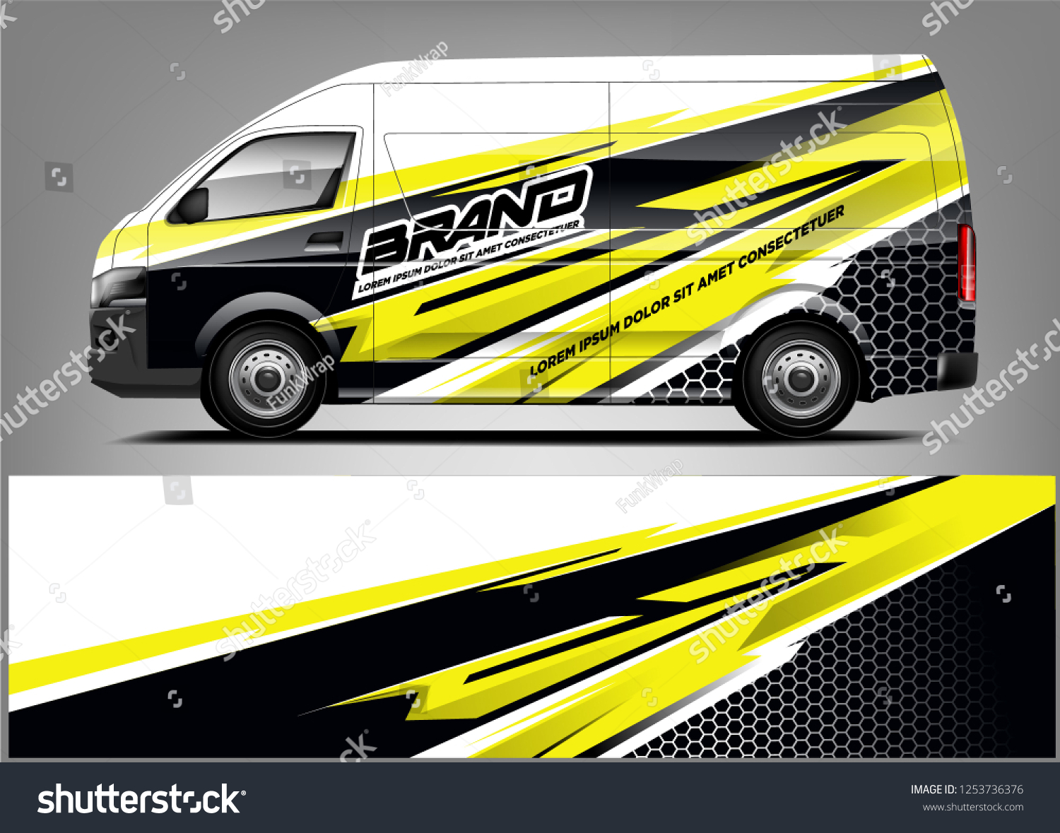 Company car wrap. wrap design for company car and services.