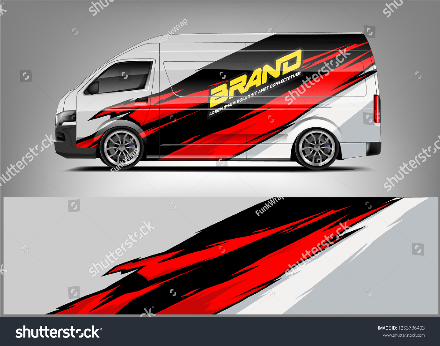 Company car wrap. wrap design for company car and services.