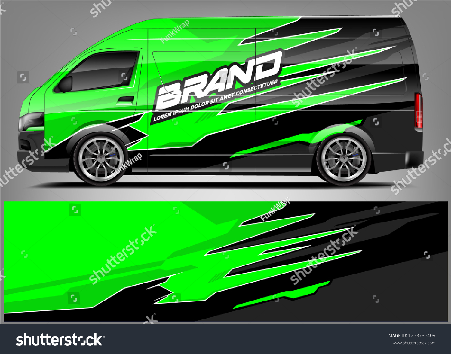 Company car wrap. wrap design for company car and services.