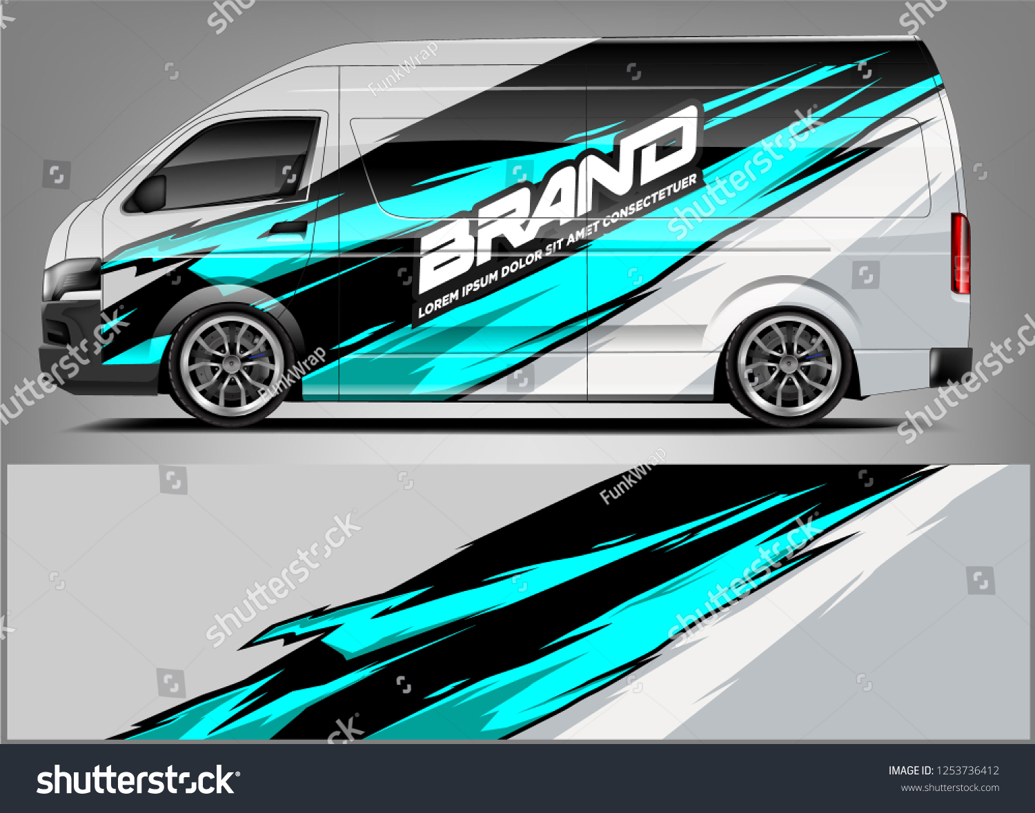 Company car wrap. wrap design for company car and services.