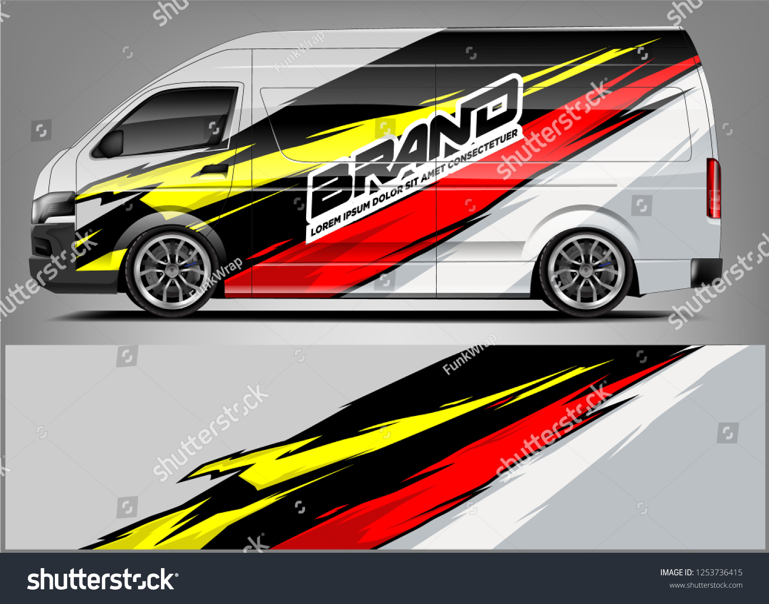 Company car wrap. wrap design for company car and services.