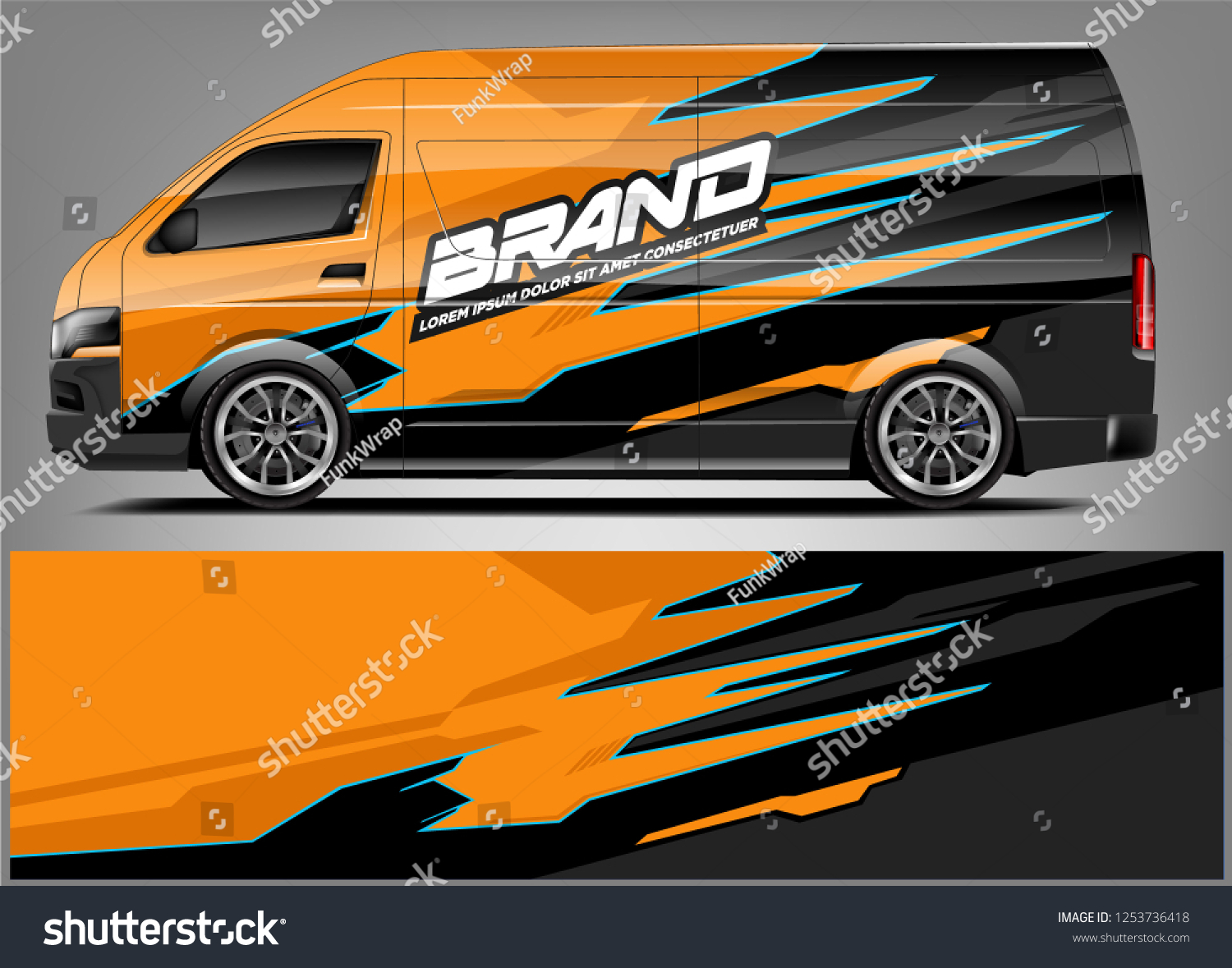 Company car wrap. wrap design for company car and services.