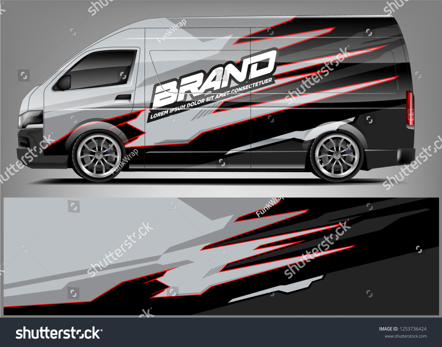 Company car wrap. wrap design for company car and services.