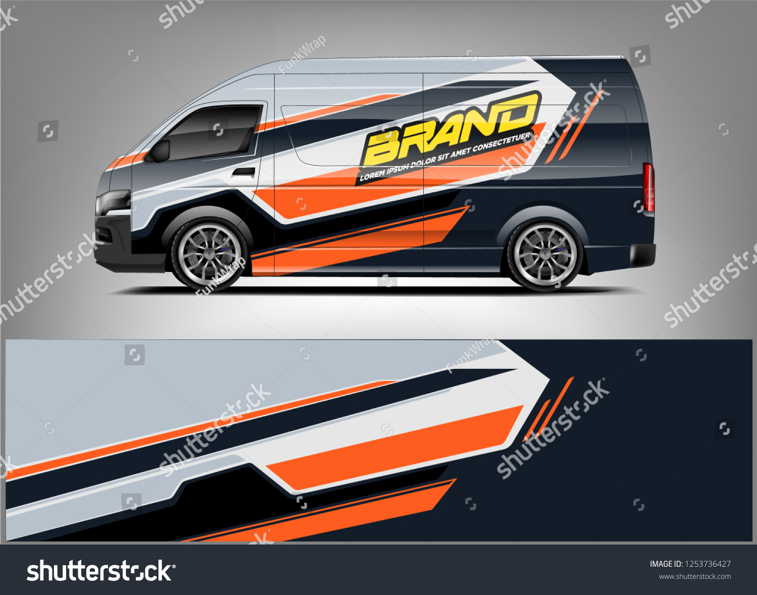 Company car wrap. wrap design for company car and services.