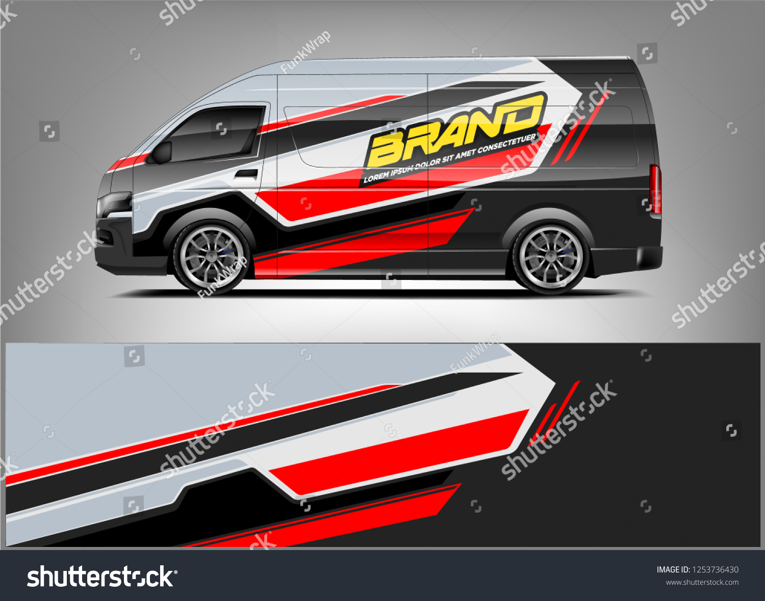 Company car wrap. wrap design for company car and services.