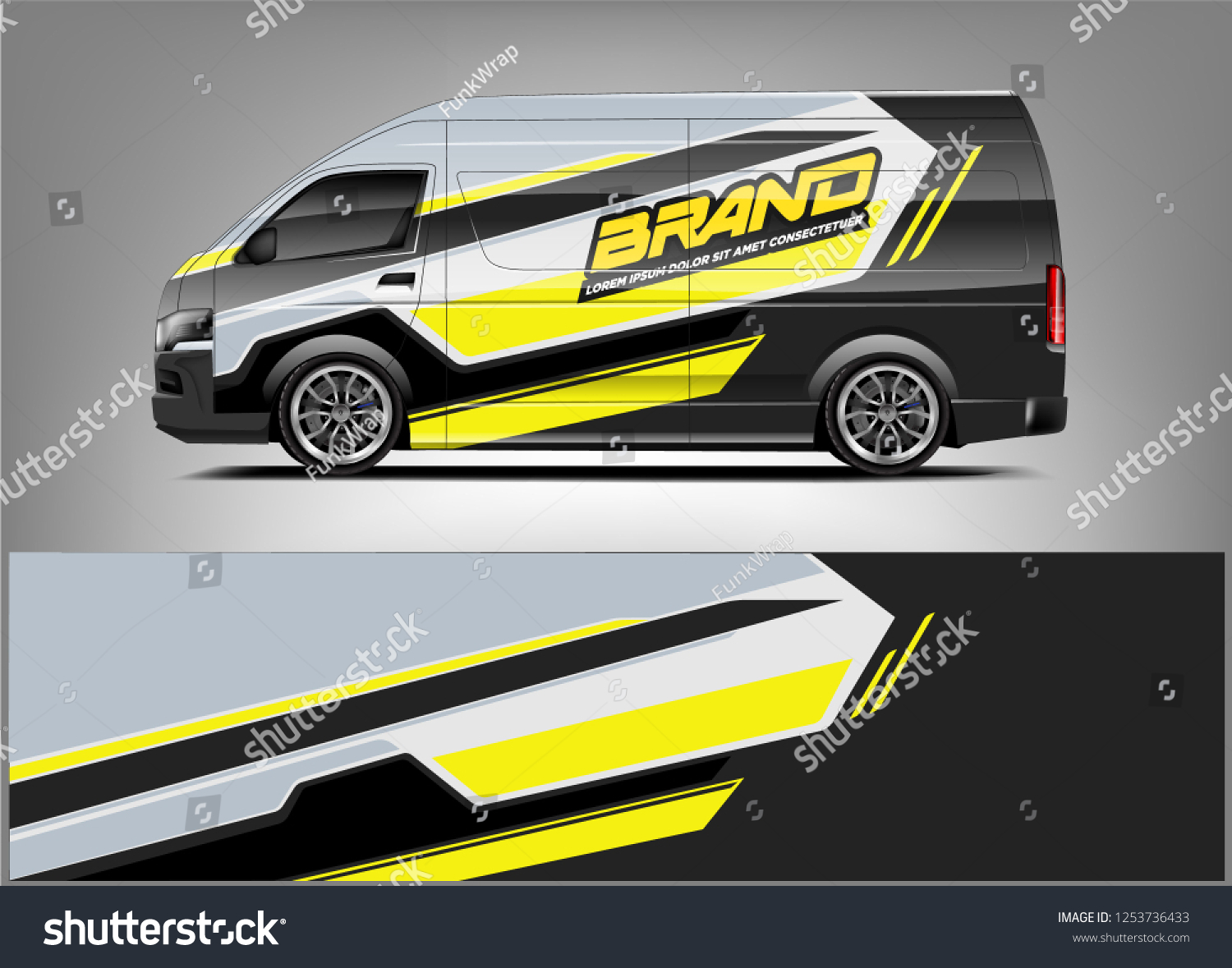 Company car wrap. wrap design for company car and services.