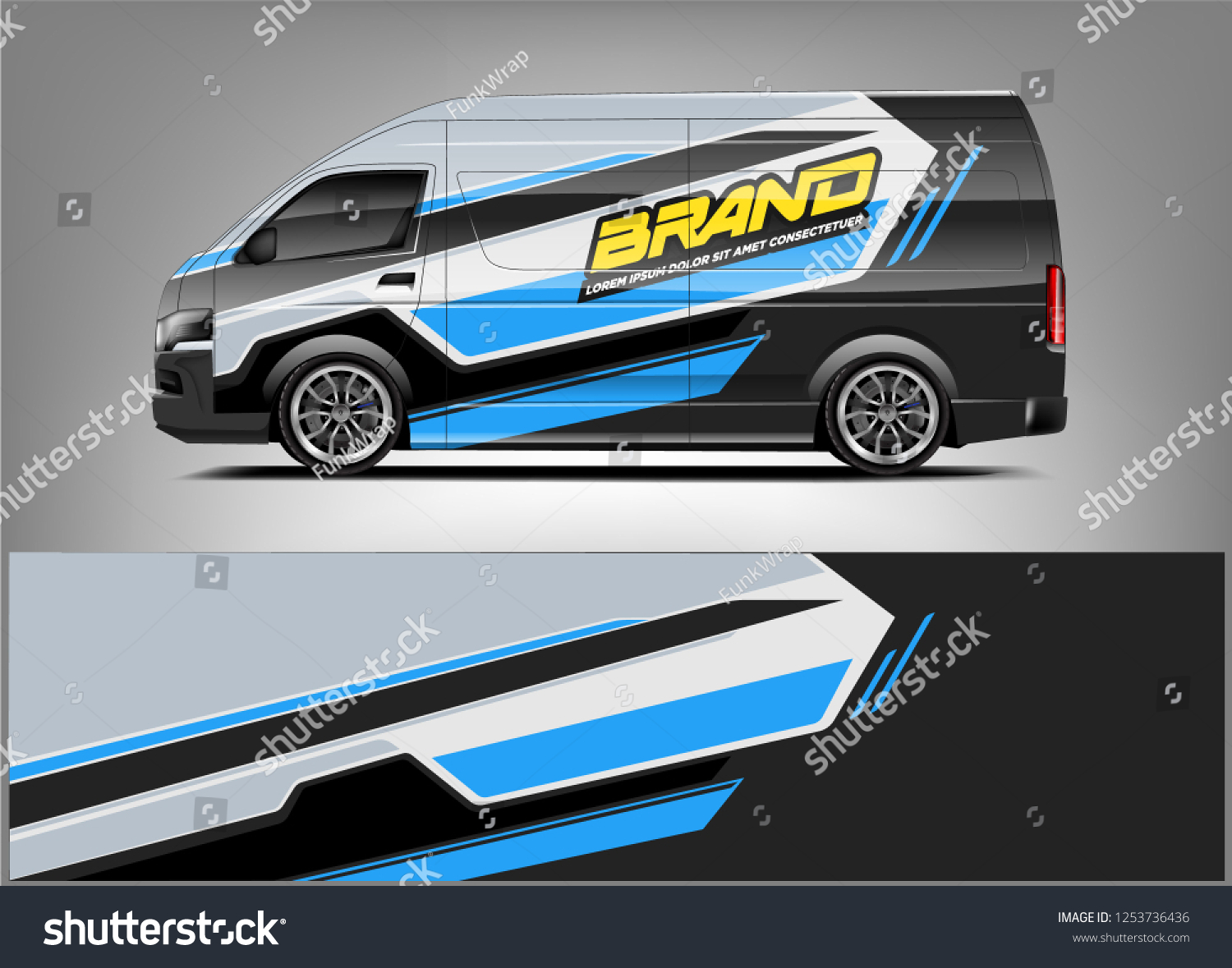 Company car wrap. wrap design for company car and services.