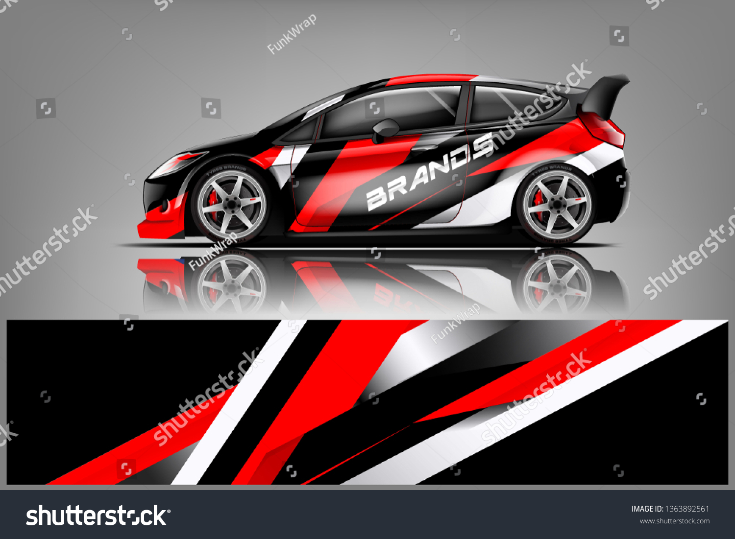 Car decal wrap design vector. Graphic abstract stripe racing background kit designs for vehicle, race car, rally, adventure and livery
dekal