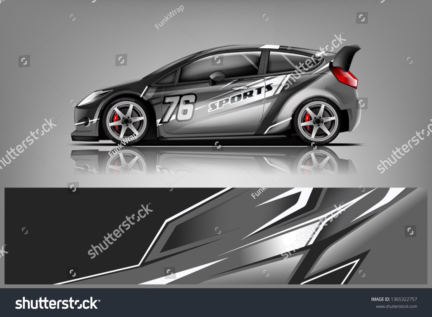 Car decal wrap design vector. Graphic abstract stripe racing background kit designs for vehicle, race car, rally, adventure and livery
dekal