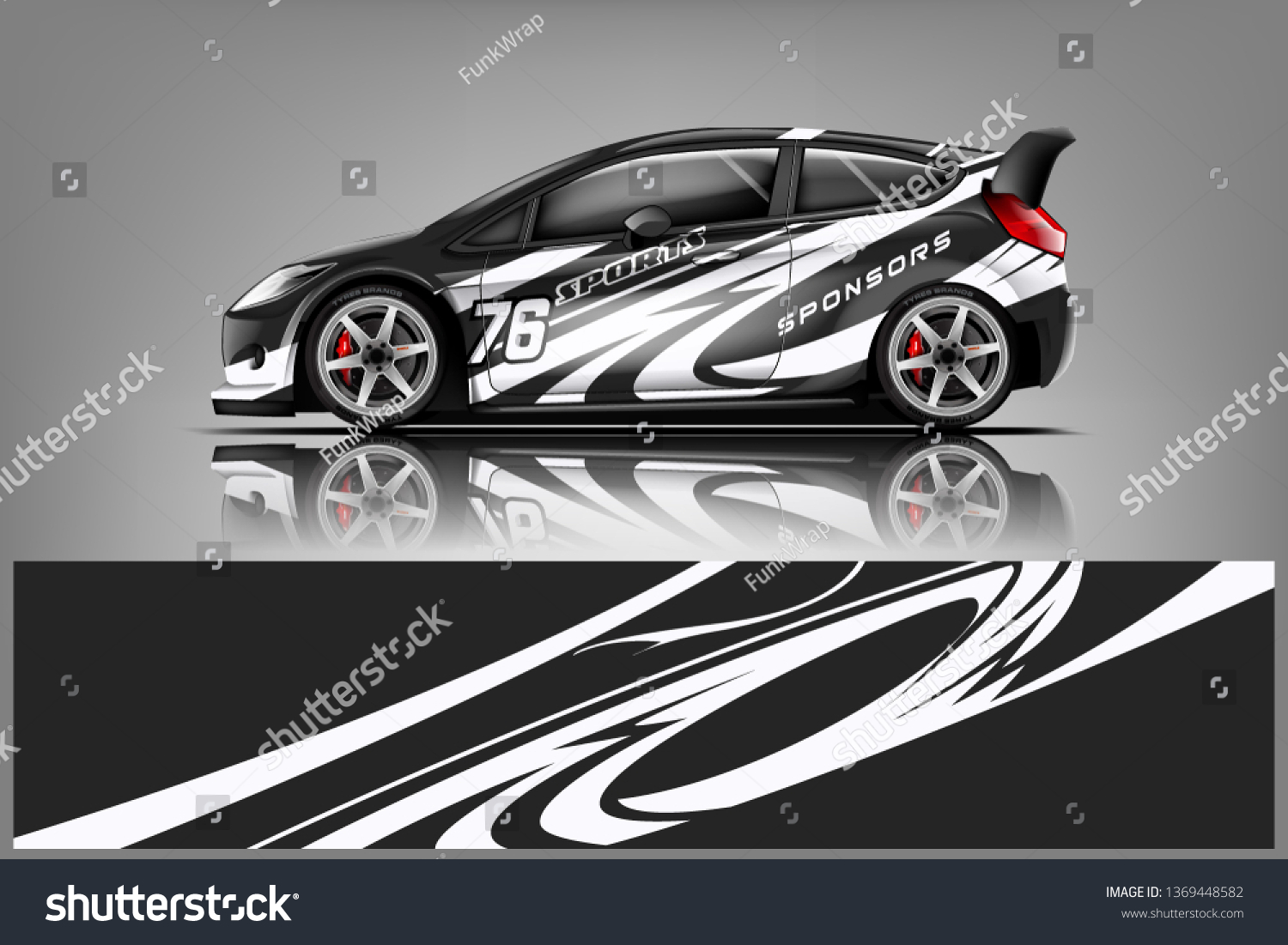 Car decal wrap design vector. Graphic abstract stripe racing background kit designs for vehicle, race car, rally, adventure and livery
dekal