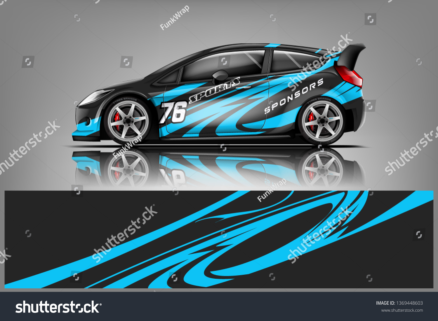 Car decal wrap design vector. Graphic abstract stripe racing background kit designs for vehicle, race car, rally, adventure and livery
dekal