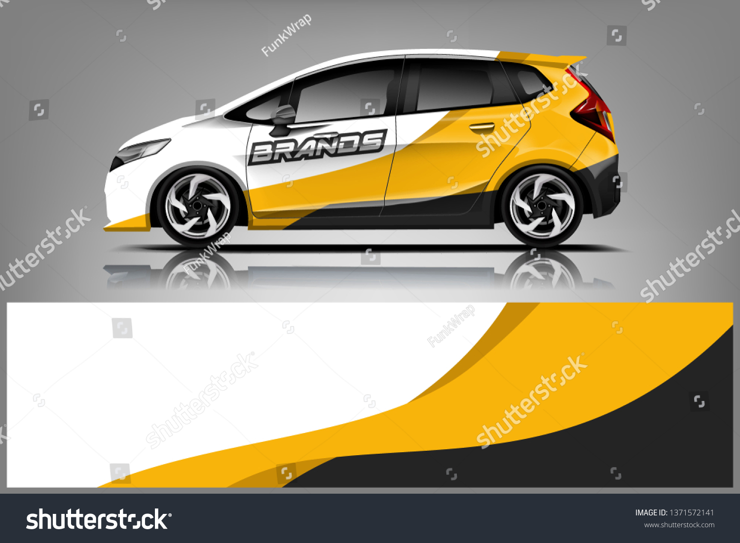 Car decal wrap design vector. Graphic abstract stripe racing background kit designs for vehicle, race car, rally, adventure and livery
dekal