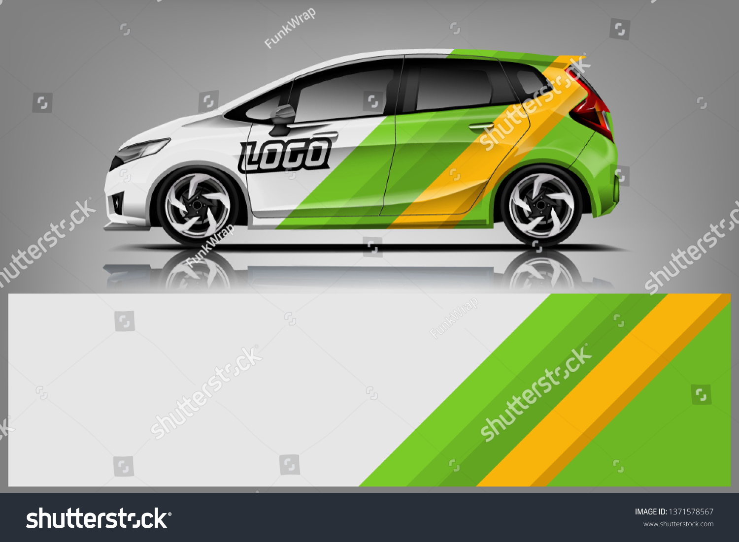 Car decal wrap design vector. Graphic abstract stripe racing background kit designs for vehicle, race car, rally, adventure and livery
dekal