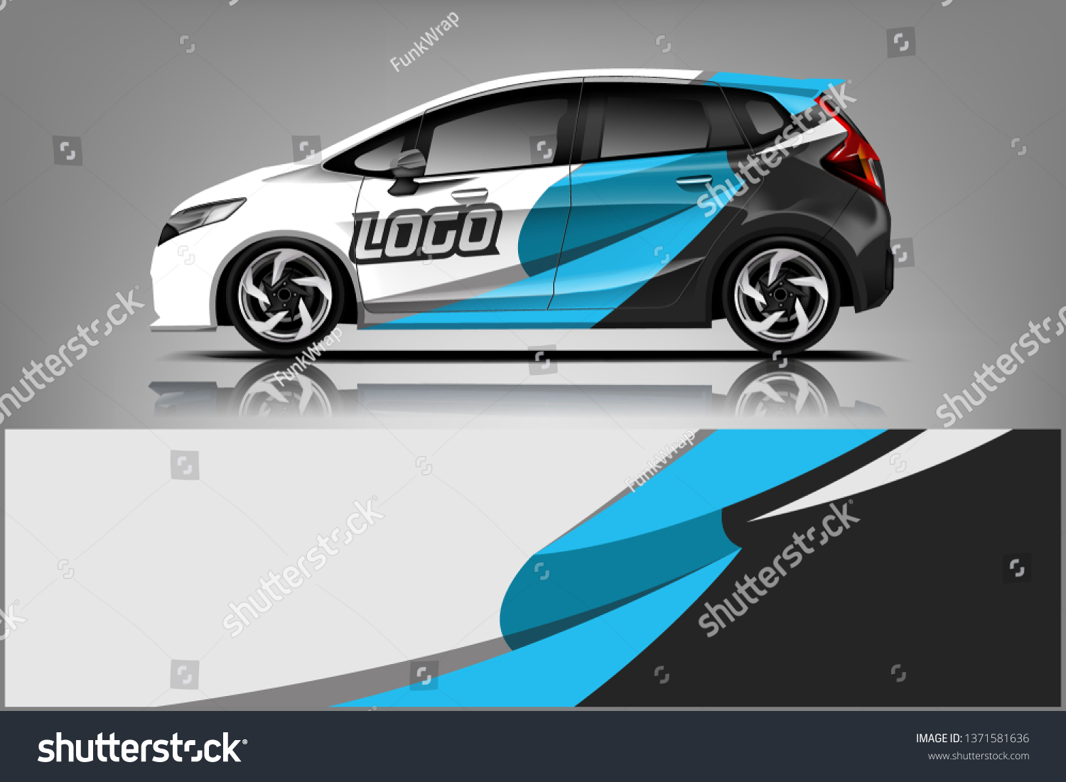 Car decal wrap design vector. Graphic abstract stripe racing background kit designs for vehicle, race car, rally, adventure and livery
dekal