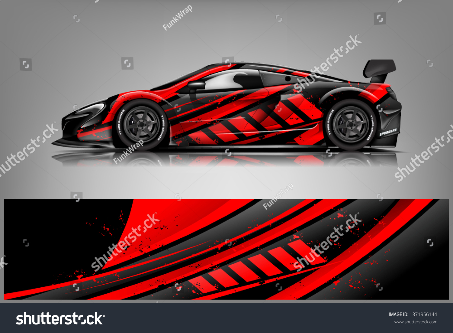 Car decal wrap design vector. Graphic abstract stripe racing background kit designs for vehicle, race car, rally, adventure and livery
dekal