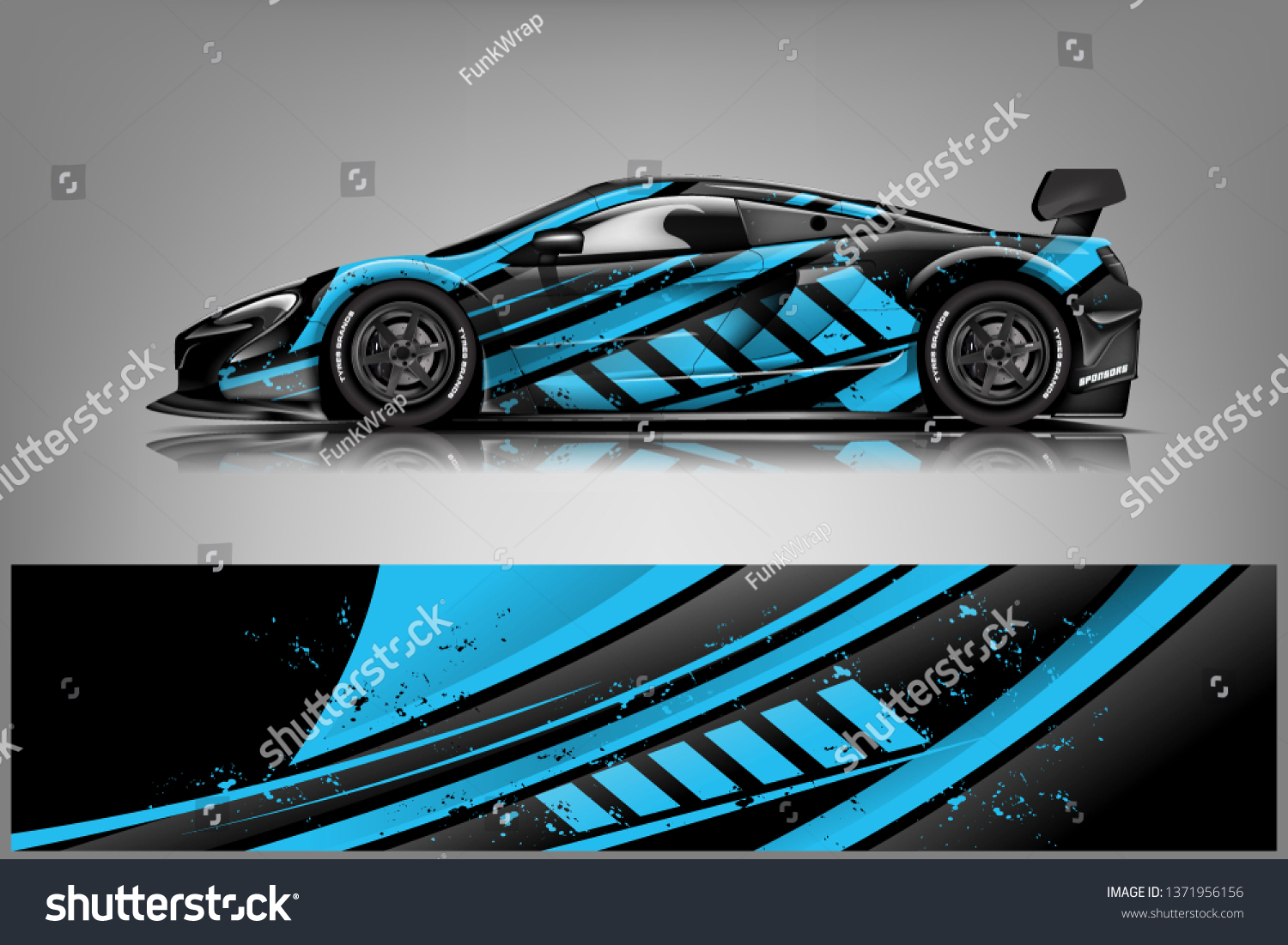 Car decal wrap design vector. Graphic abstract stripe racing background kit designs for vehicle, race car, rally, adventure and livery
dekal