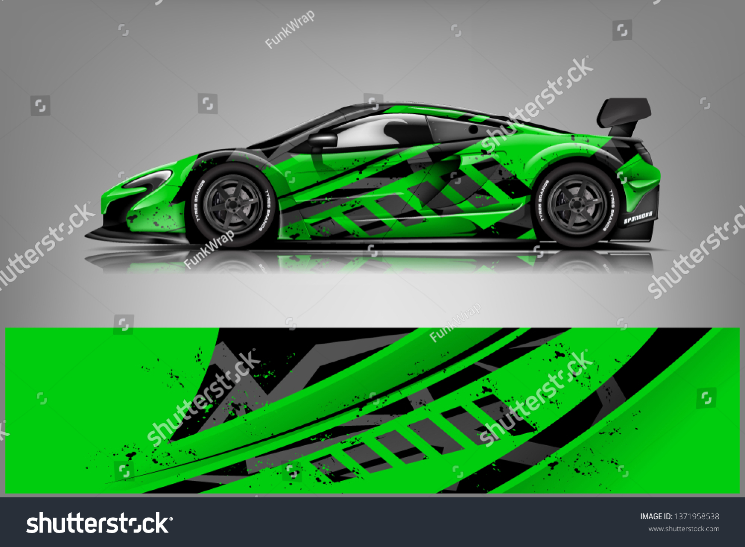 Car decal wrap design vector. Graphic abstract stripe racing background kit designs for vehicle, race car, rally, adventure and livery
dekal