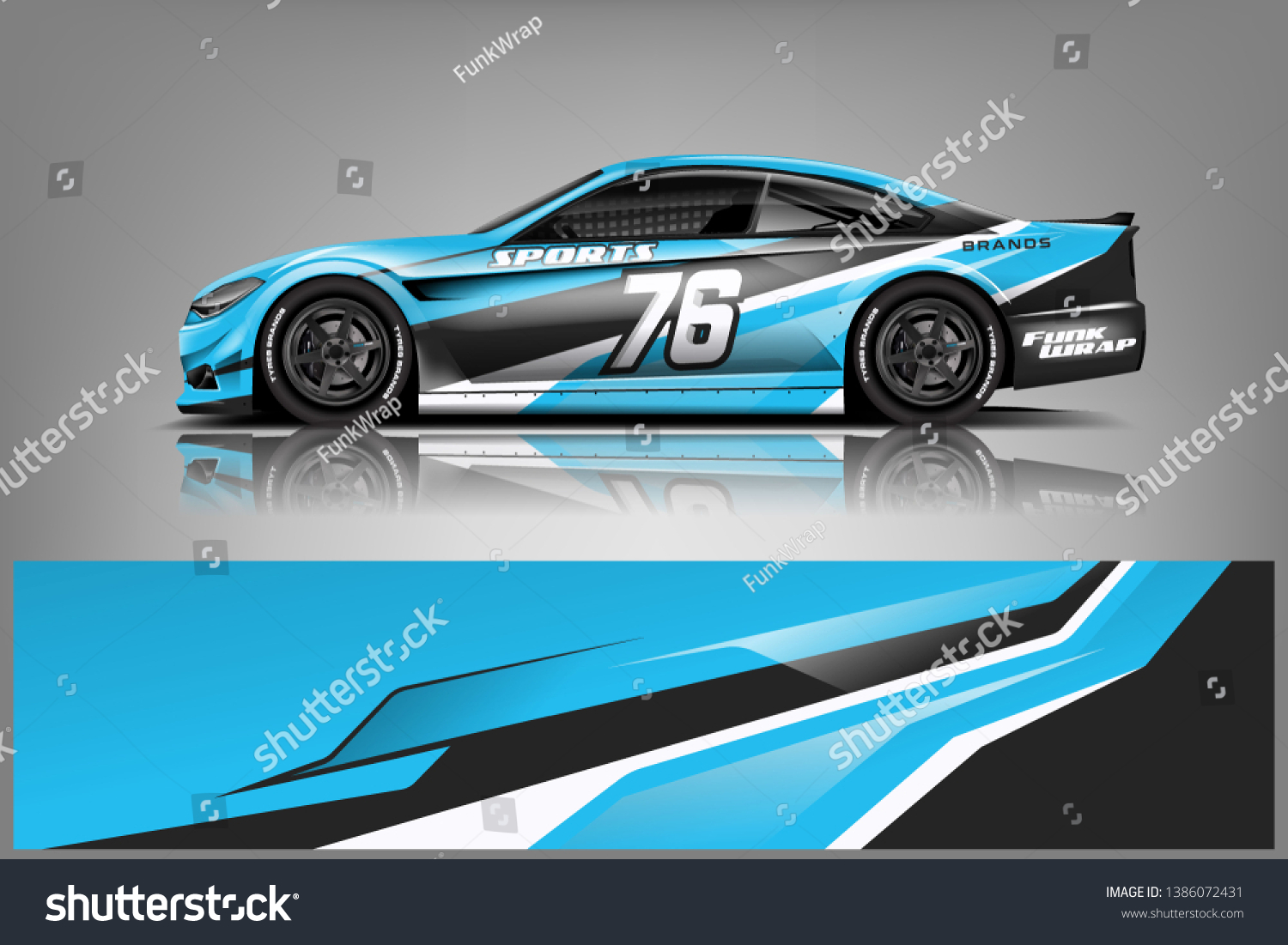 Rally car wrap vector designs. abstract livery for vehicle vinyl branding background dekal