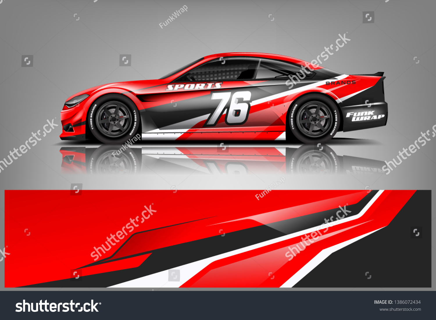 Rally car wrap vector designs. abstract livery for vehicle vinyl branding background dekal
