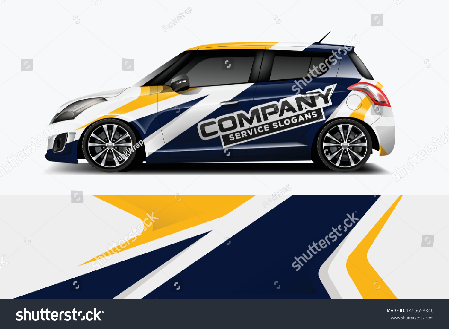 Car wrap graphic racing abstract strip and background for car wrap and vinyl sticker dekal