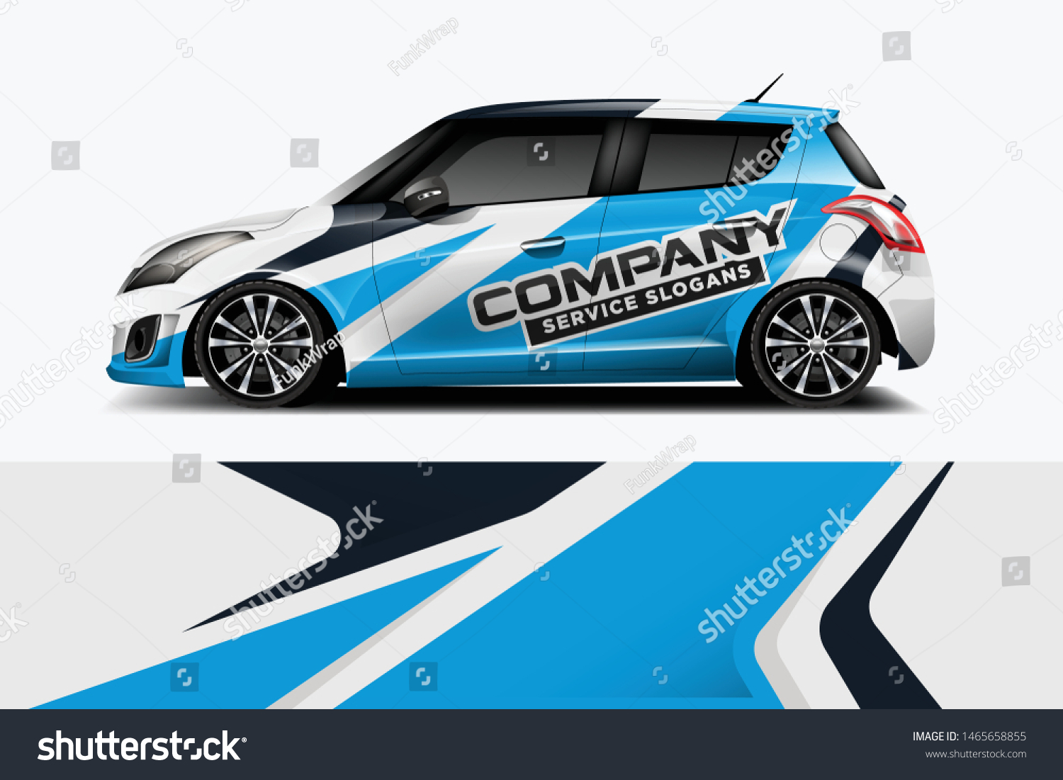Car wrap graphic racing abstract strip and background for car wrap and vinyl sticker dekal