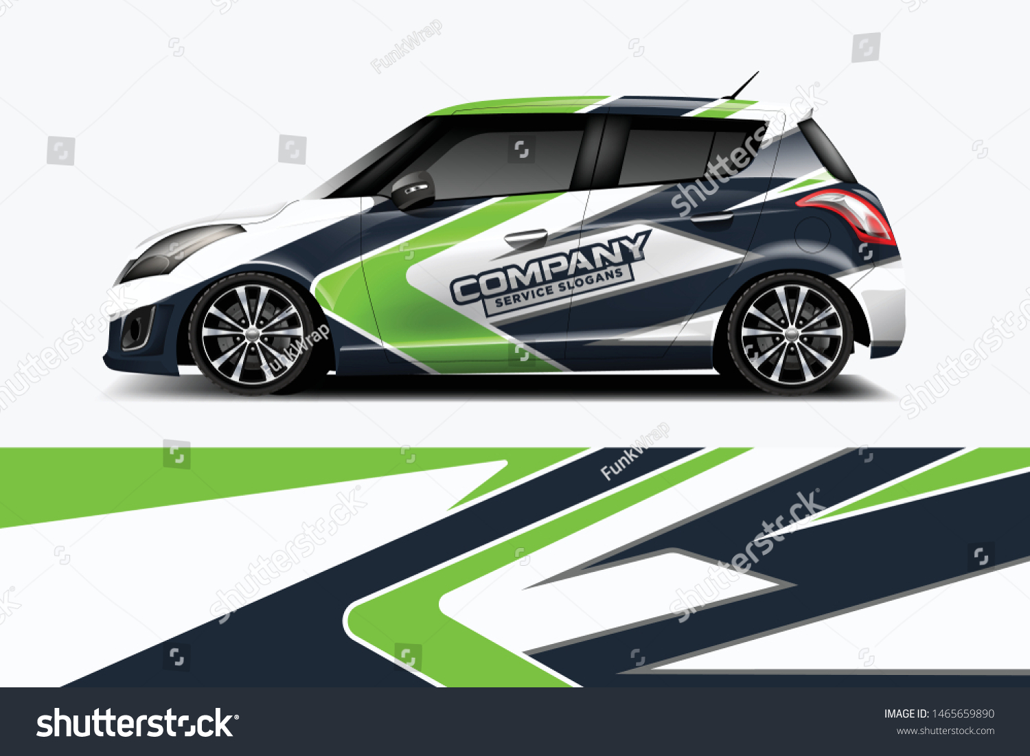 Car wrap graphic racing abstract strip and background for car wrap and vinyl sticker dekal