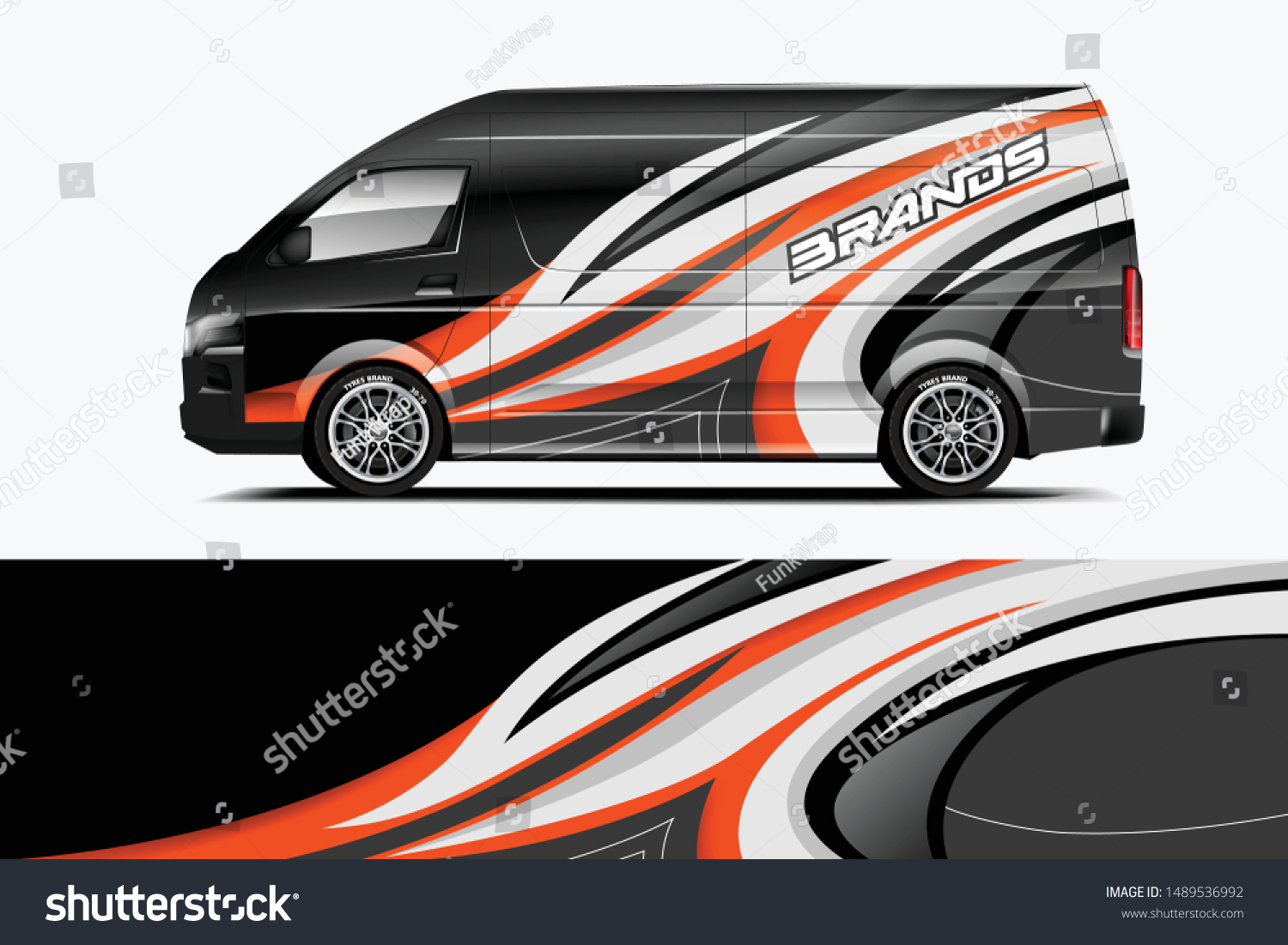 Company car wrap. wrap design for company car and services dekal
