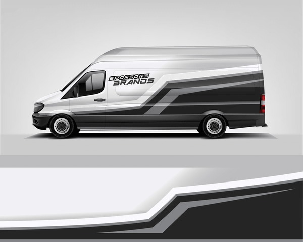 Company transit Car and Van Wrap design dekal