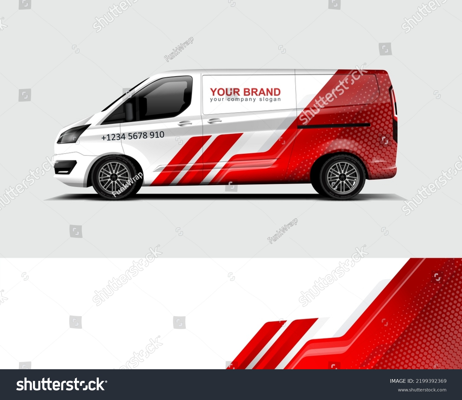 Car decal wrap design vector. Graphic abstract stripe racing background kit designs for vehicle, race car, rally, adventure and livery dekal