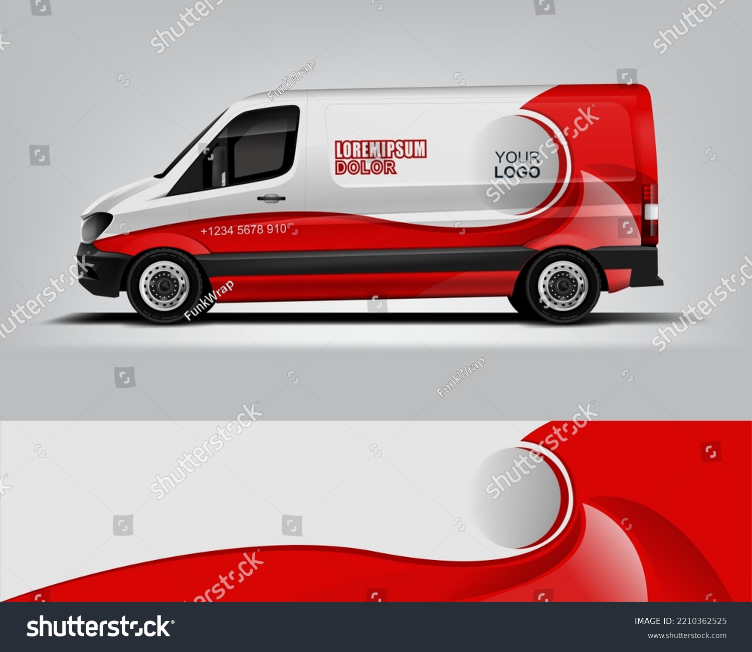 Car decal design vector. Graphic abstract stripe racing background kit designs for wrap vehicle, race car, rally, adventure and livery dekal
