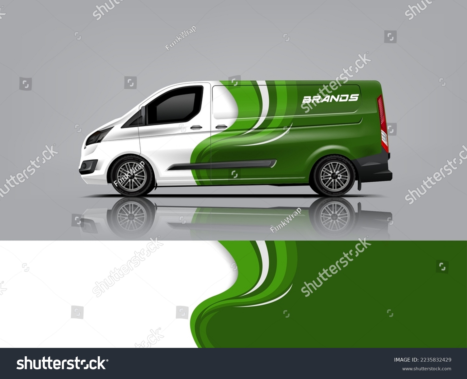 Car decal design vector. Graphic abstract stripe racing background kit designs for wrap vehicle, race car, rally, adventure and livery dekal