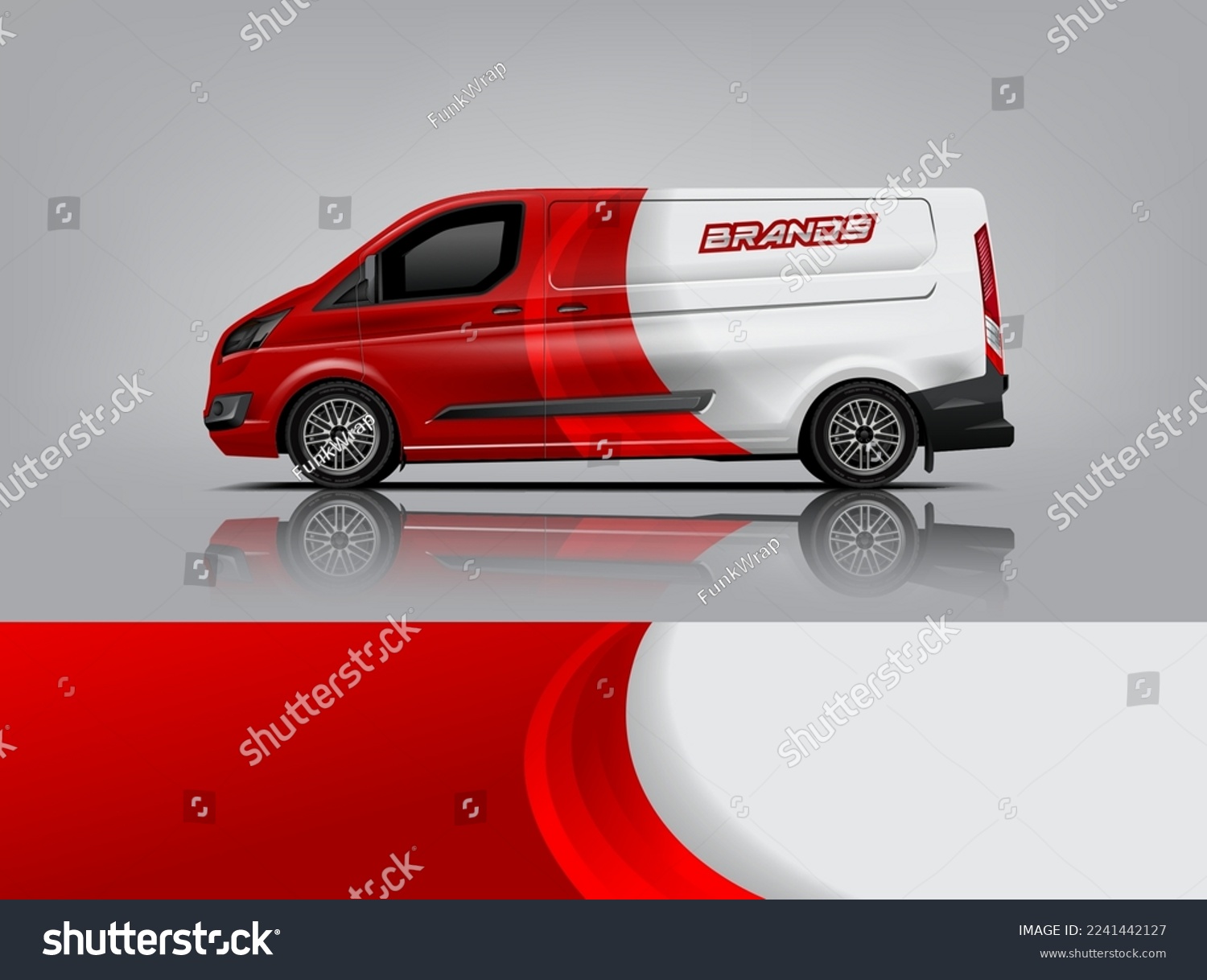Car decal design vector. Graphic abstract stripe racing background kit designs for wrap vehicle, race car, rally, adventure and livery dekal
