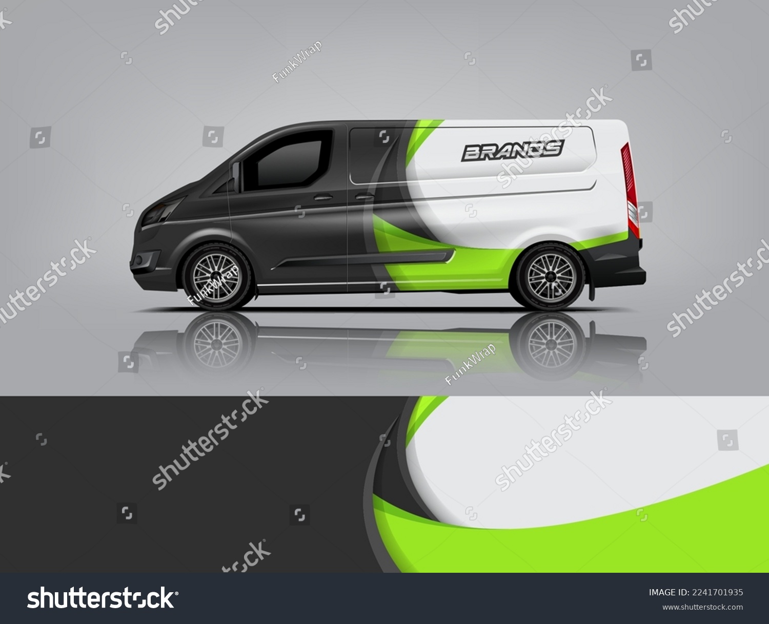 Car decal design vector. Graphic abstract stripe racing background kit designs for wrap vehicle, race car, rally, adventure and livery dekal