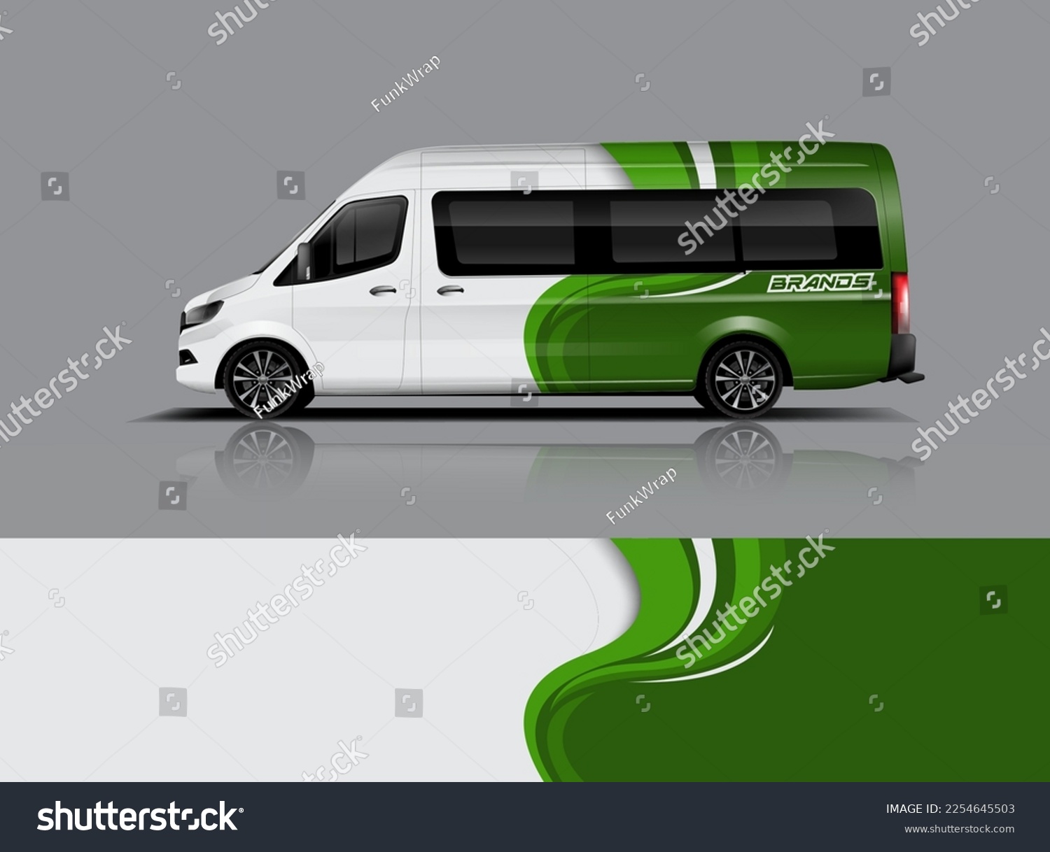 Car decal design vector. Graphic abstract stripe racing background kit designs for wrap vehicle, race car, rally, adventure and livery dekal