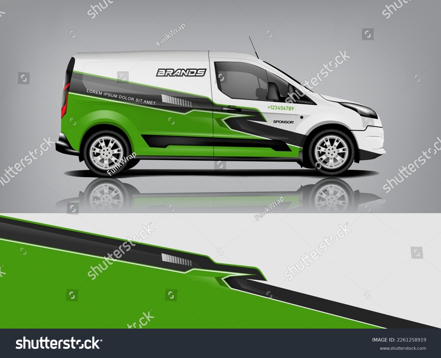 Car decal design vector. Graphic abstract stripe racing background kit designs for wrap vehicle, race car, rally, adventure and livery dekal a1