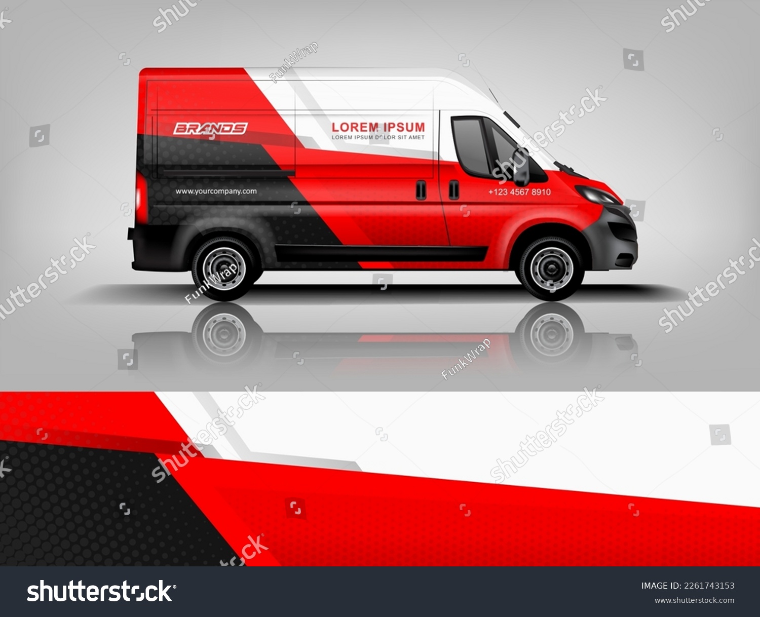 Car decal design vector. Graphic abstract stripe racing background kit designs for wrap vehicle, race car, rally, adventure and livery dekal a1