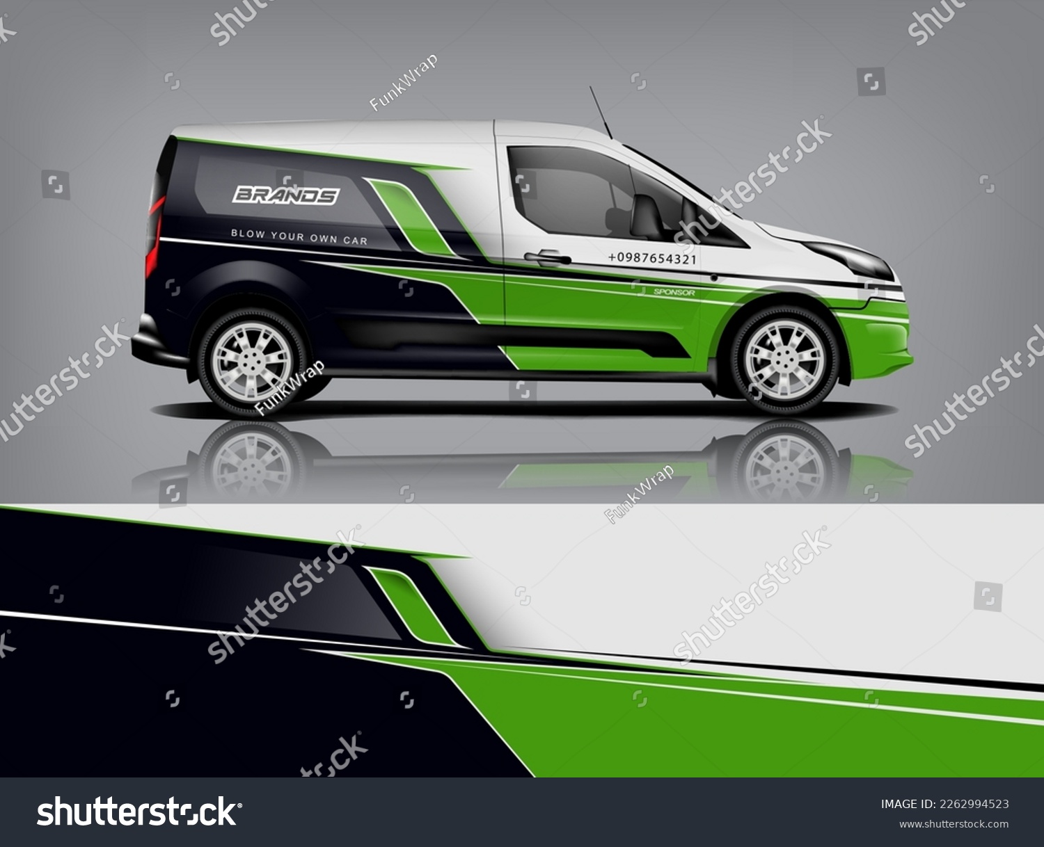 Car decal design vector. Graphic abstract stripe racing background kit designs for wrap vehicle, race car, rally, adventure and livery dekal a1