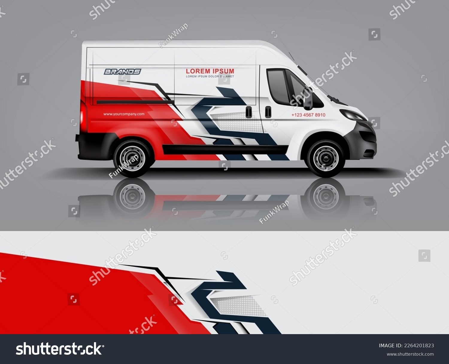 Car decal design vector. Graphic abstract stripe racing background kit designs for wrap vehicle, race car, rally, adventure and livery dekal a1