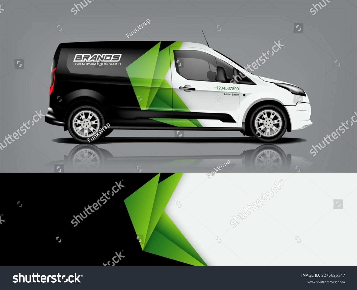 Car decal design vector. Graphic abstract stripe racing background kit designs for wrap vehicle, race car, rally, adventure and livery dekal a1