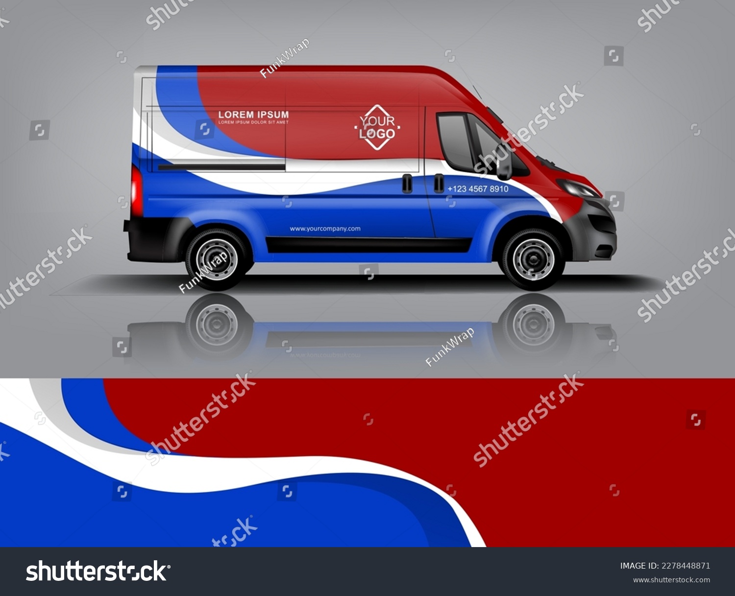 Car decal design vector. Graphic abstract stripe racing background kit designs for wrap vehicle, race car, rally, adventure and livery dekal a1