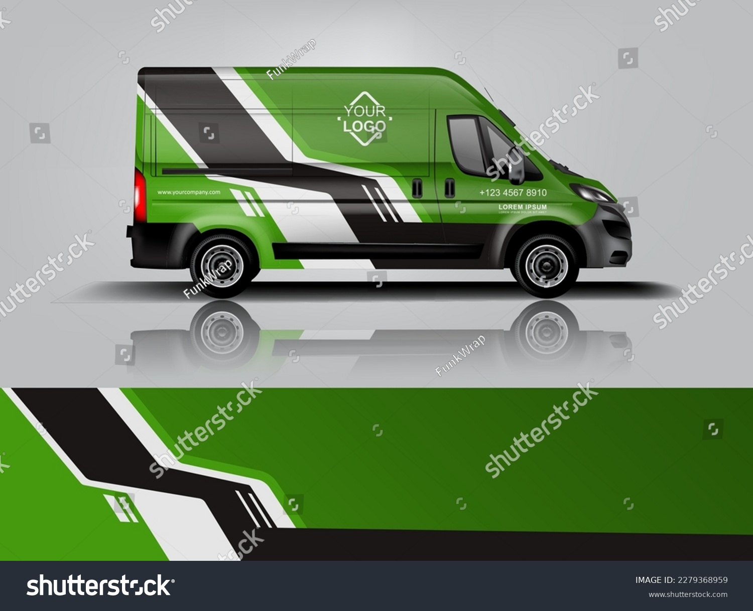 Car decal design vector. Graphic abstract stripe racing background kit designs for wrap vehicle, race car, rally, adventure and livery dekal a1