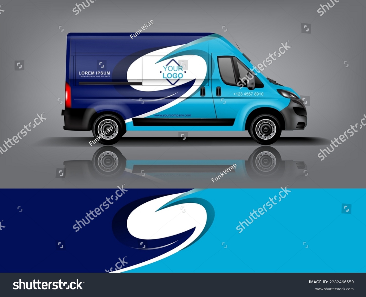 Car decal design vector. Graphic abstract stripe racing background kit designs for wrap vehicle, race car, rally, adventure and livery dekal a1