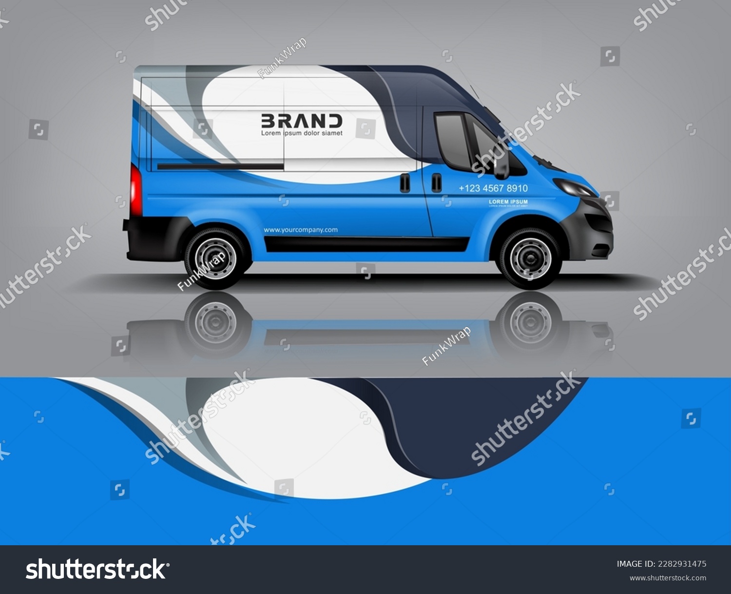 Car decal design vector. Graphic abstract stripe racing background kit designs for wrap vehicle, race car, rally, adventure and livery dekal a1