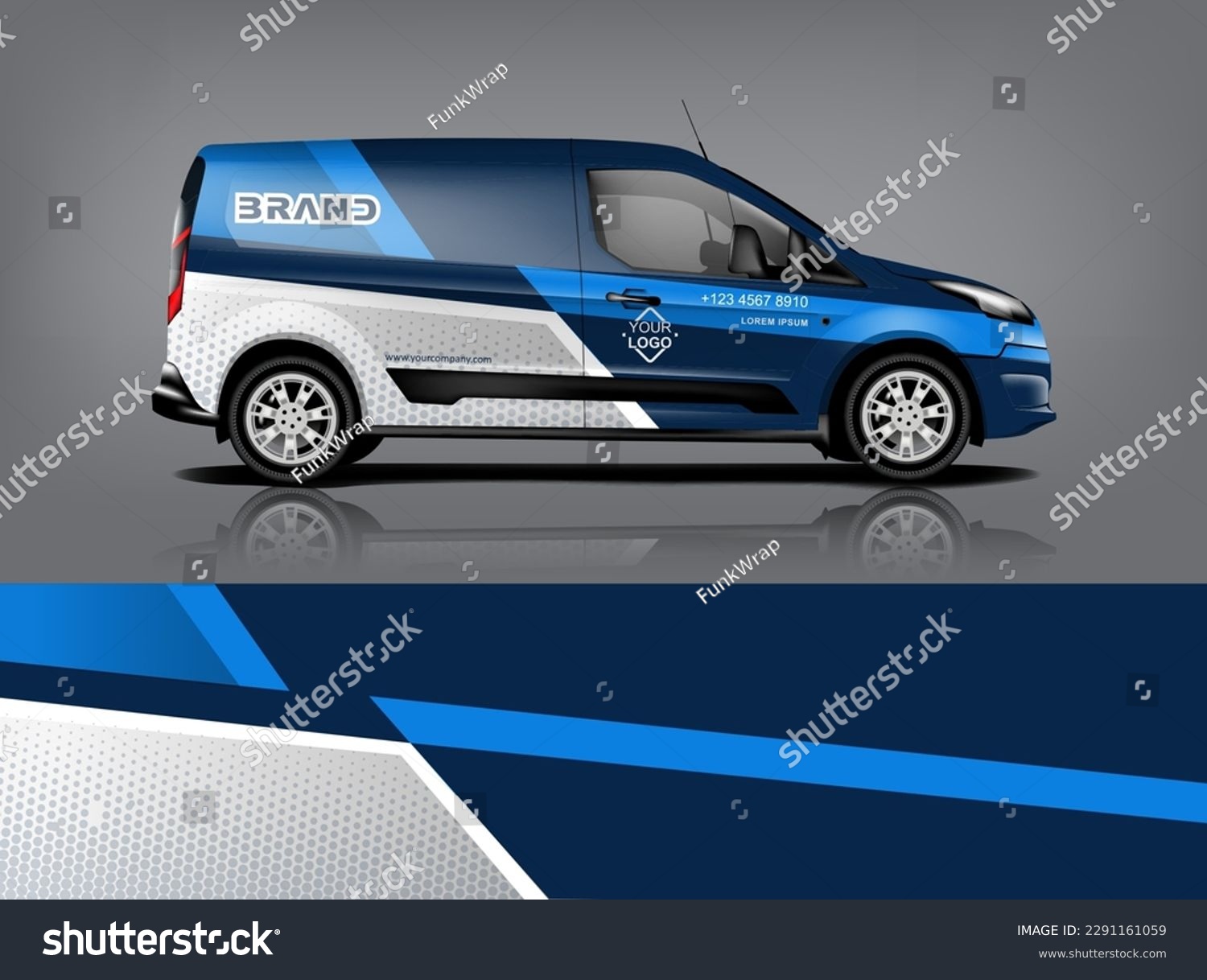 Car decal design vector. Graphic abstract stripe racing background kit designs for wrap vehicle, race car, rally, adventure and livery dekal a1
