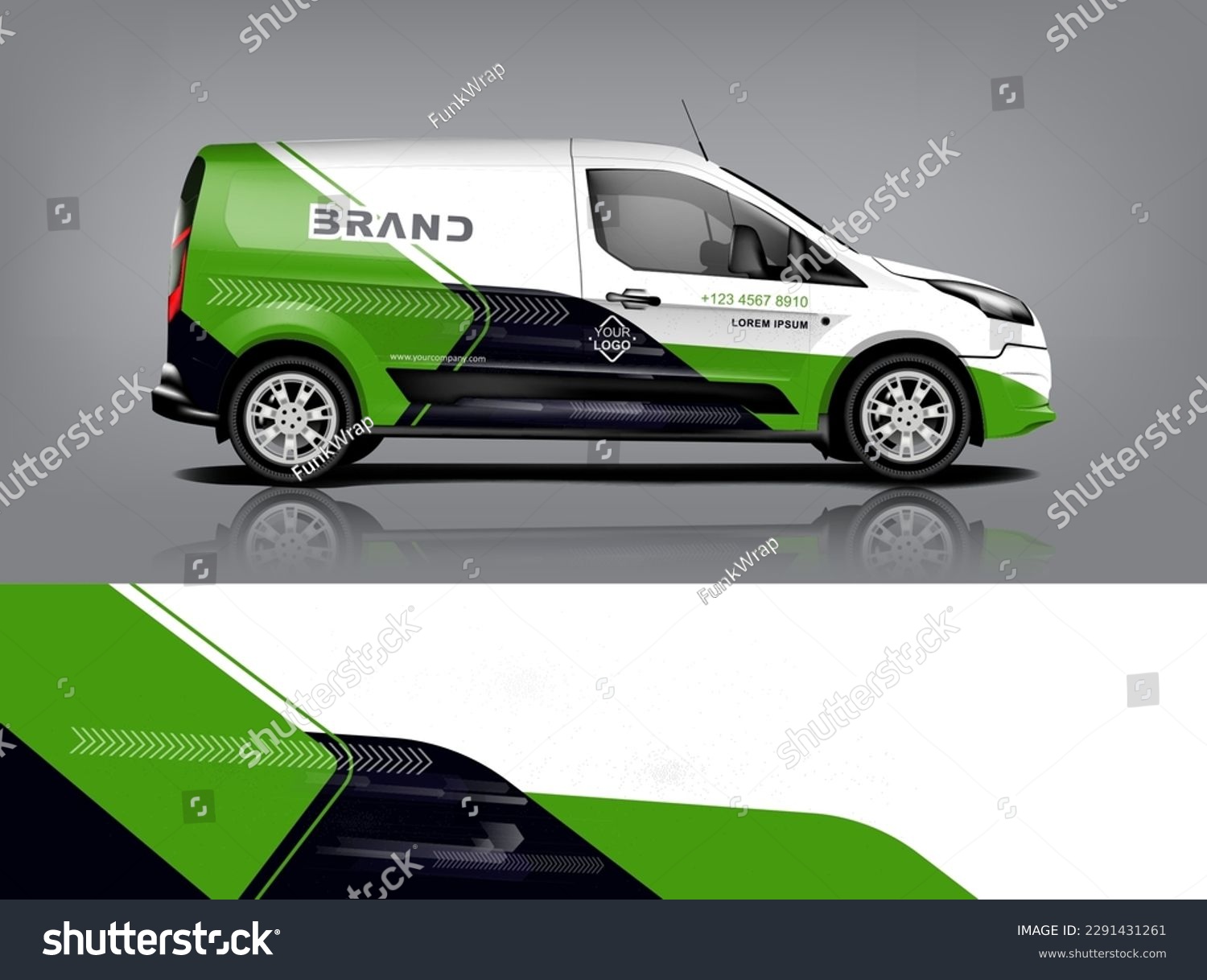 Car decal design vector. Graphic abstract stripe racing background kit designs for wrap vehicle, race car, rally, adventure and livery dekal a1