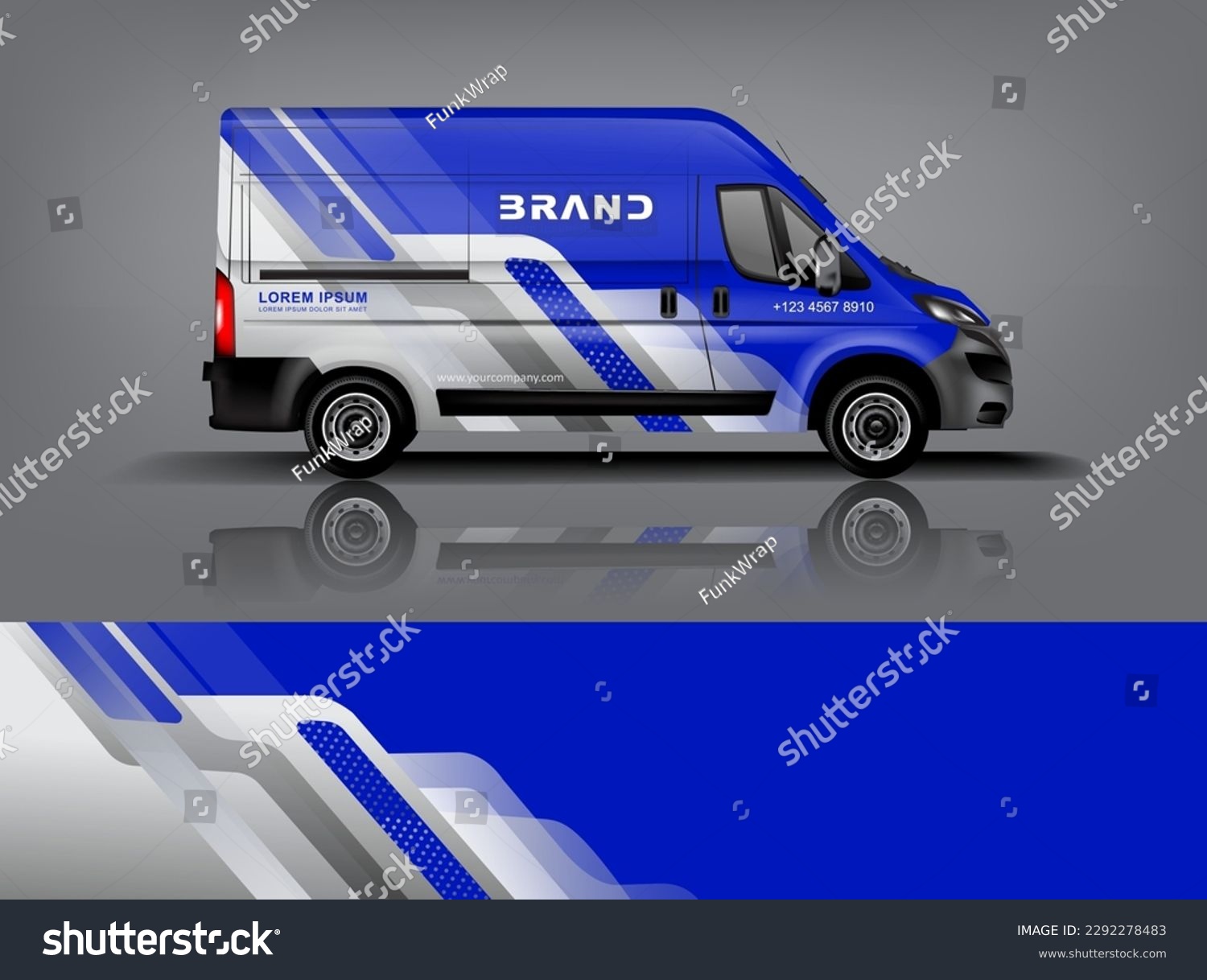 Car decal design vector. Graphic abstract stripe racing background kit designs for wrap vehicle, race car, rally, adventure and livery dekal a1