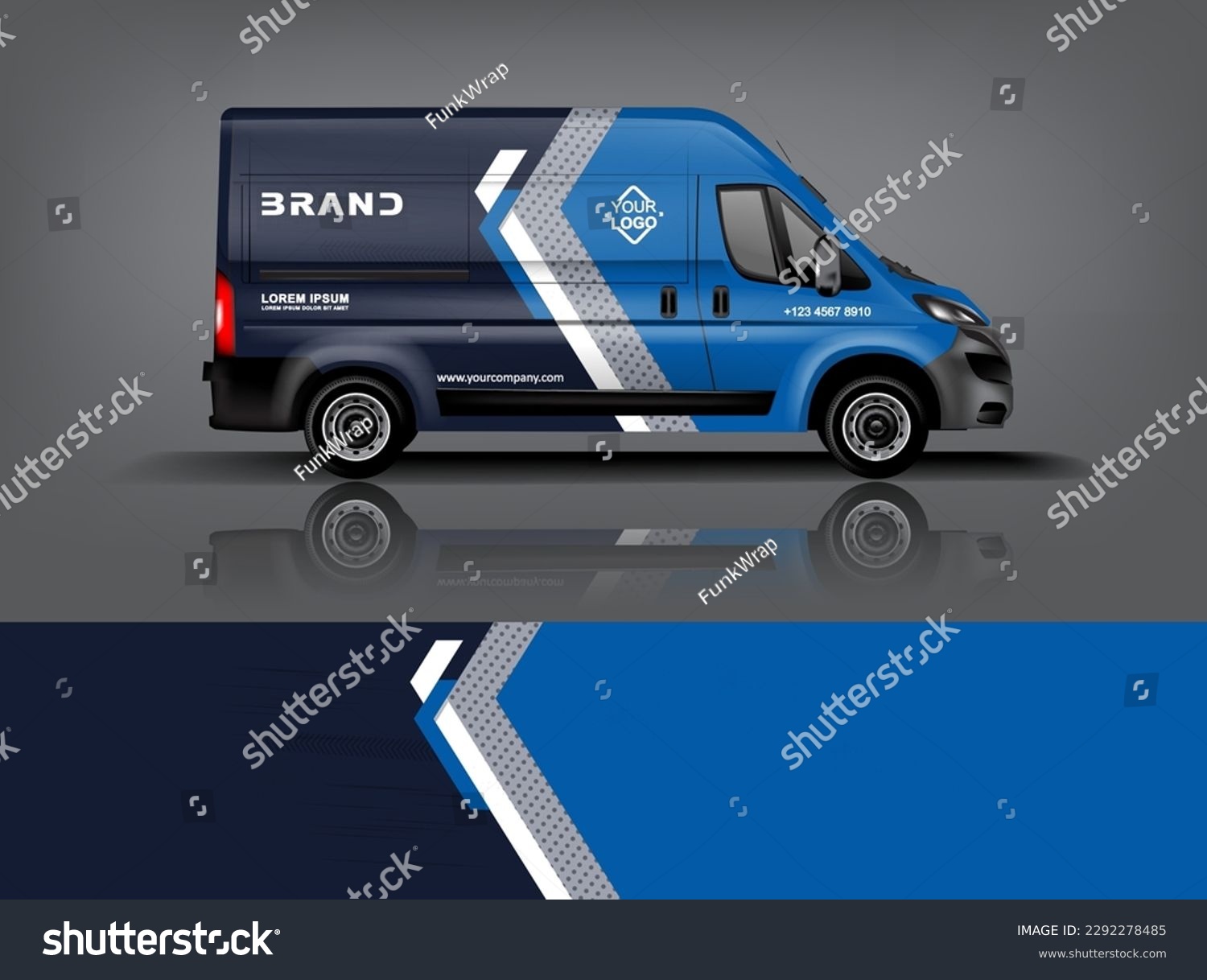 Car decal design vector. Graphic abstract stripe racing background kit designs for wrap vehicle, race car, rally, adventure and livery dekal a1